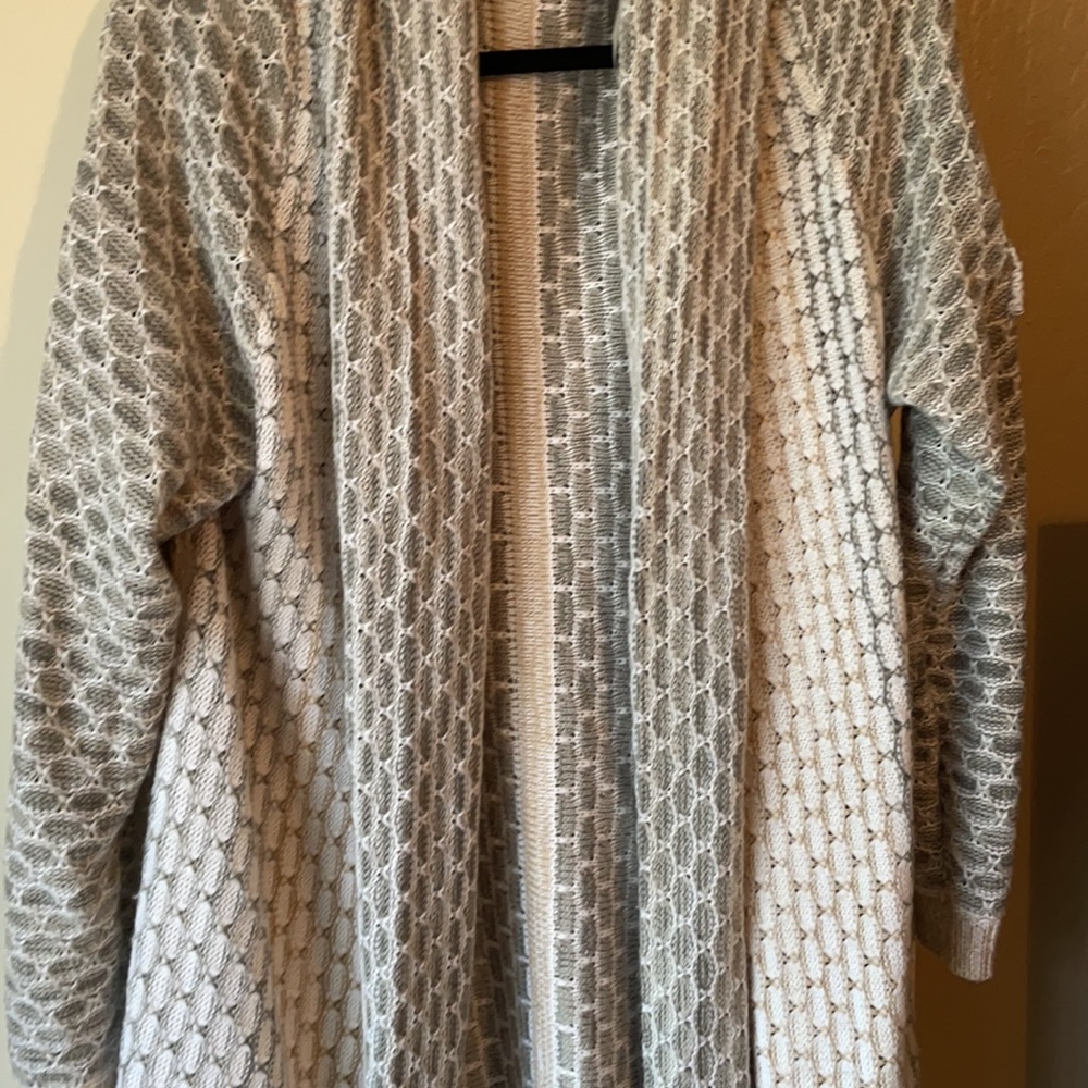 Beautiful long Carolyn Taylor Cardigan Sz XL - Picture 3 of 10